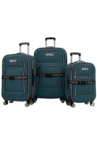 KARİZMA POLO With Safety Straps - Waterproof Fabric - 4 Wheels - with Bellows...