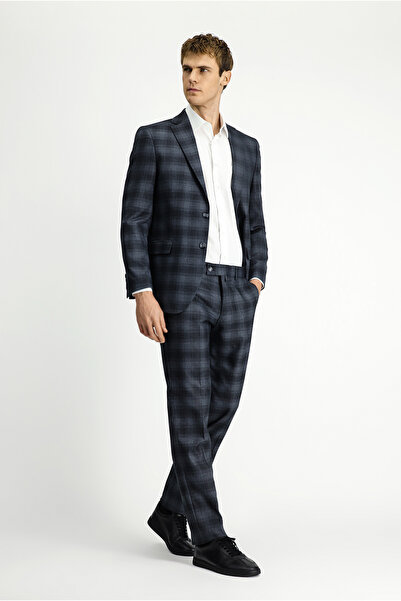 Kiğılı 4 Drop Relaxed Fit Relaxed Fit Plaid Suit