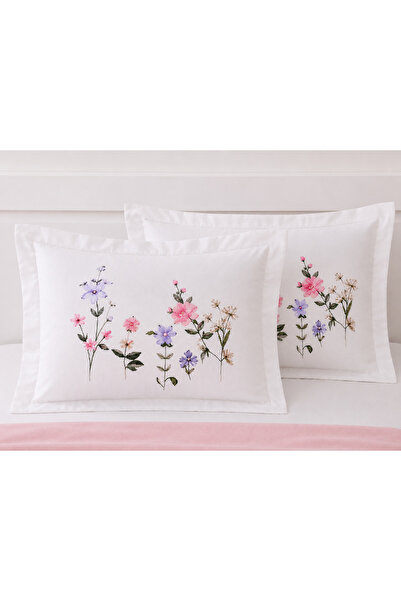 ŞENER HOME Clasy Ranforce 2-Piece Pillowcase with Cover 50X70 +5 cm Flounce