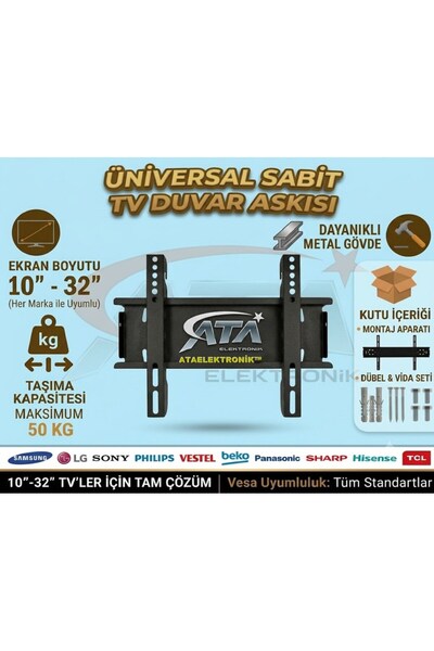 ATA ELEKTRONİK Onvo Saba Sunny Awox Hi-level 32" Inch Inç 80 81 82 Ekran Led ...