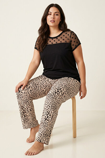 Siyah İnci Γυναικεία Πιτζάμα Plus Size "Siyah Inci" ELSA II