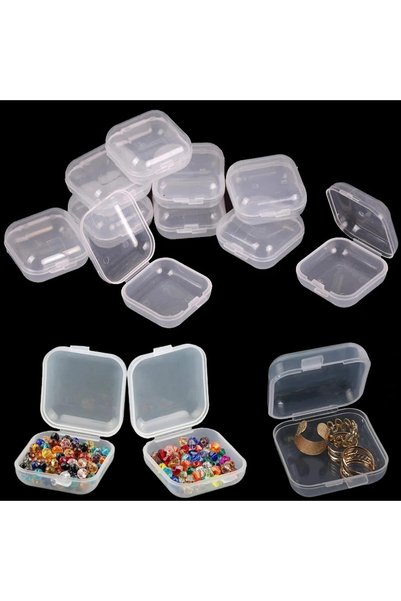 KoreHome Mini Organizer 10-Piece Storage Box Medicine Box Small Parts Storage Container Leak-Proof