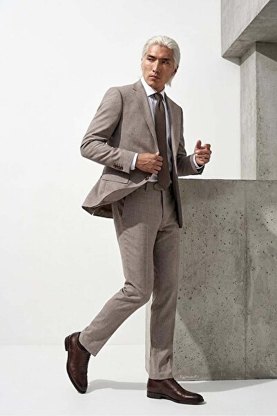 Uki KAHVE Comfort Fit 6 Drop Takım Elbise