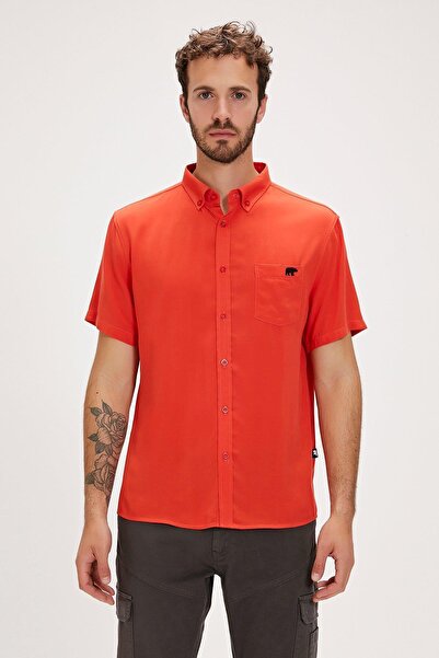 Bad Bear Frank Cinnamon Men's Basic Short Sleeve Shirt 22.01.30.001