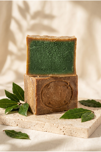 Anatolia Soap 10% Defne Halep Sabunu Organik El Yapımı Kuru ve Normal Ciltler...