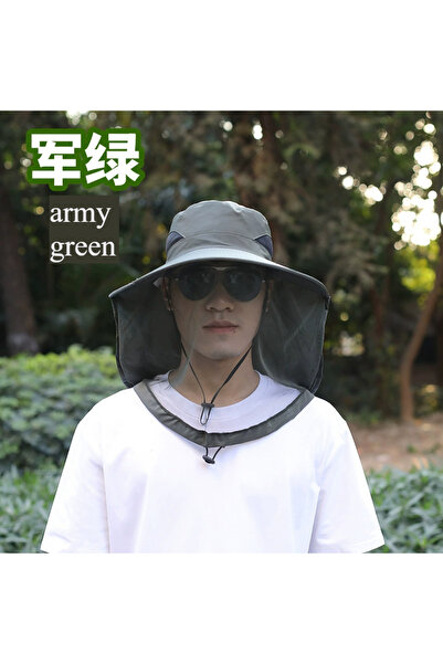 Choice8 A02 Mosquito-Proof Hat, Face-Covering Sun-Protective Hat, Breathable ...