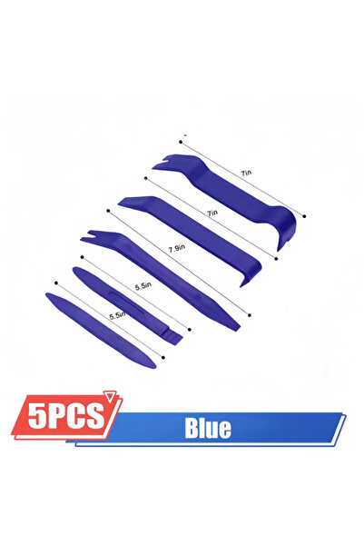 Choice1 Blue-5pcs Automatic Removal Tool Set, Car Door Plastic Kit, Seal Stri...