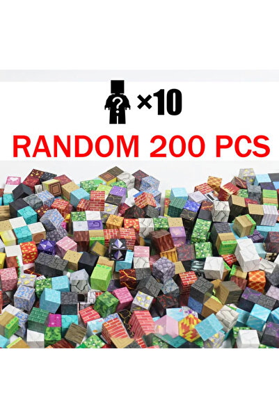 choice2 200 قطعة و10 دمى، مجموعات مكعبات مغناطيسية 10-500 قطعة، ألعاب بناء، ب...