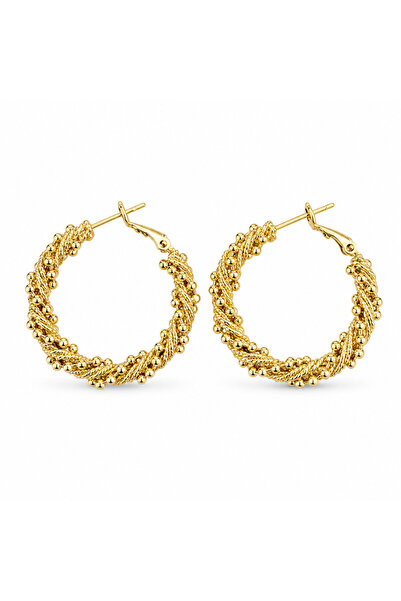 CHARMLUCKY Special Series Topcock Spiral Hoop Earrings
