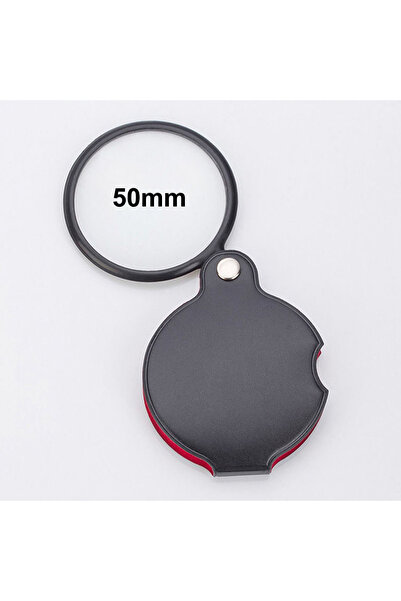 Choice 8X Other 50mm 50/60mm Mini Magnifying Glass 8X Folded Leather Case Por...