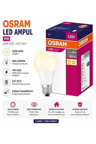 AHG LED AMPUL 8.5 WAT