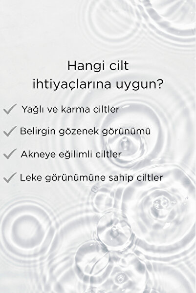 Leef Niacinamide Çinko Gözenek Serumu Yağlı Cilt Akne Leke Görünümünü Azaltan Su Bazlı Serum