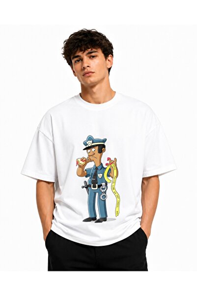 Inscriptie Tricou Unisex Bumbac Premium Casual " Lou simpsons "