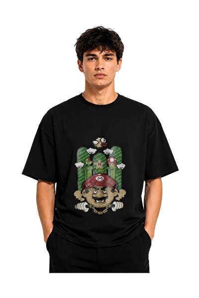 Inscriptie Tricou Unisex Bumbac Premium Casual " Mario "
