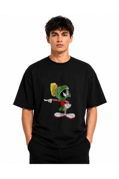 Inscriptie Tricou Unisex Bumbac Premium Casual " Marvin the Martian "