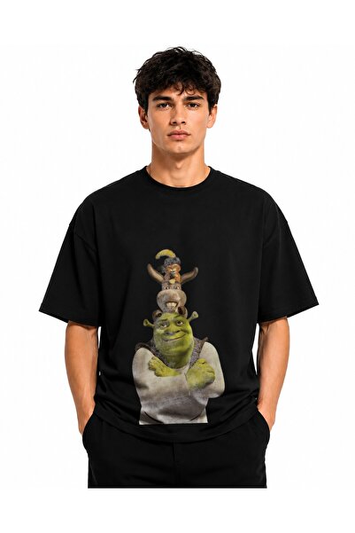 Inscriptie Unisex Βαμβακερό T-shirt Υψηλής Ποιότητας  "Η περιπέτεια του Σρεκ "