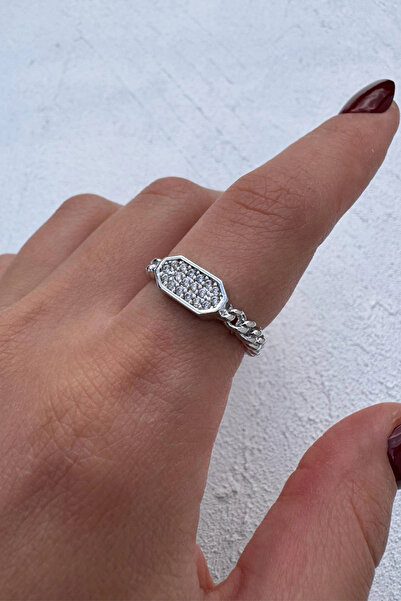 Leo'Stone Premium Series Zircon Stone Twist Adjustable Women's Steel Ring