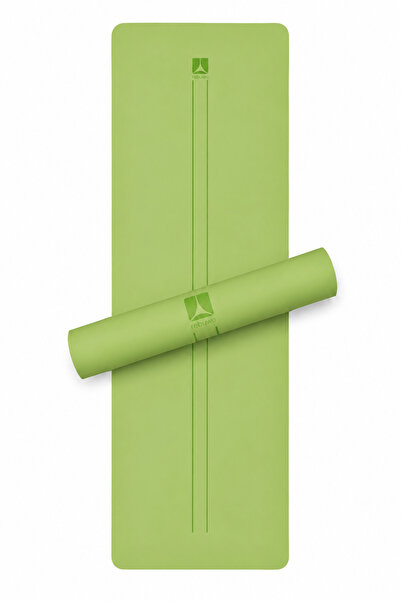 TPE Yoga Pilates Mat Eco-Friendly Professional Exercise Mat 5 mm - Peanut Green