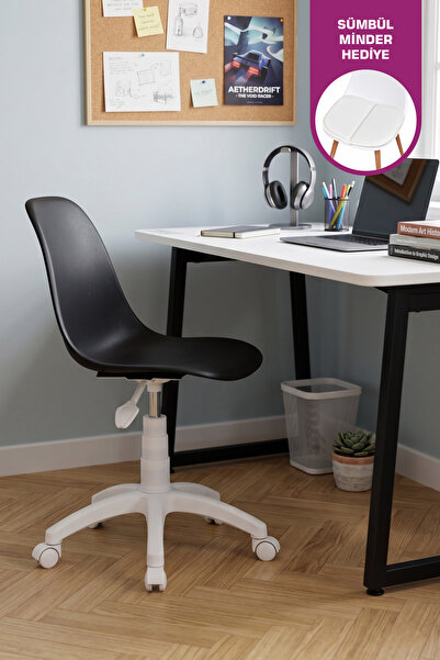 VİLİNZE Vilinze Eames Çalışma Koltuğu Tekerlekli Ofis Sandalyesi