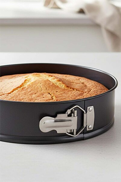Metaltex Superior Kelepçeli Kek Pasta ve Cheesecake Kalıbı 26 cm Siyah