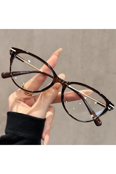 Choice29 0 Brown Ultralight Hd Cat-eye Reading Glasses For Women's Anti-blue ...