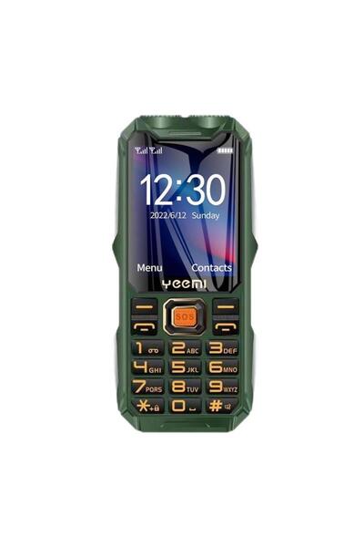 Choice Standard Green Q8 GSM 2G Rugged Mobile Phone Big Battery Double Flashl...