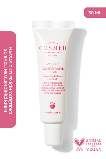 COSMED Hassas Ciltler İçin Yatıştırıcı Su Bazlı Nemlendirici Krem/Ultrasense ...