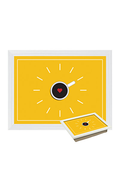 Funny Design Keyif Tepsili Diz Minderi-time