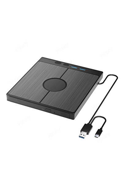 Choice D-PTKL 7-in-1 USB 3.0 Type C External CD DVD RW Optical Drive DVD Play...