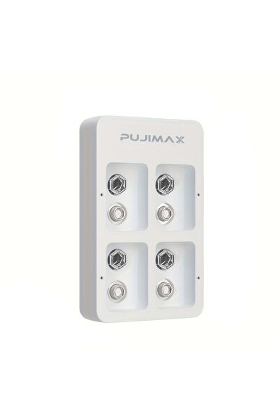 Choice1 9v 4 Slots PUJIMAX 2 Slots Smart Fast Battery Charger With LED Indica...