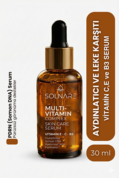 Solnare Radiance & Repair PDRN Aydınlatıcı Leke Karşıtı, Nemlendirici ve Besl...