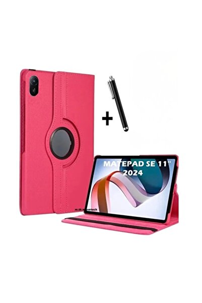 GoGoPlus Huawei MatePad SE 11" 2024 Kılıf + Kalem 360° Döner Standlı Tablet K...