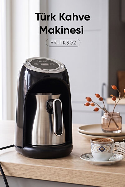 Fressi 4 Fincan Kapasiteli 500W Siyah Türk Kahve Makinesi FR-TK302