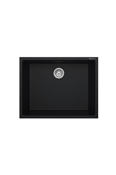 RealStone Gordıon 60 Siyah Granit Evye
