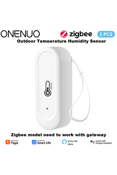Choice1 Outdoor Tuya ZIgbee IP65 Waterproof Outdoor or Indoor Temperature Hum...
