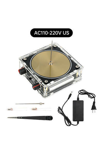 choice2 gold US Dual Mode Music Tesla Coil Music Box Artificial Lightning Tou...