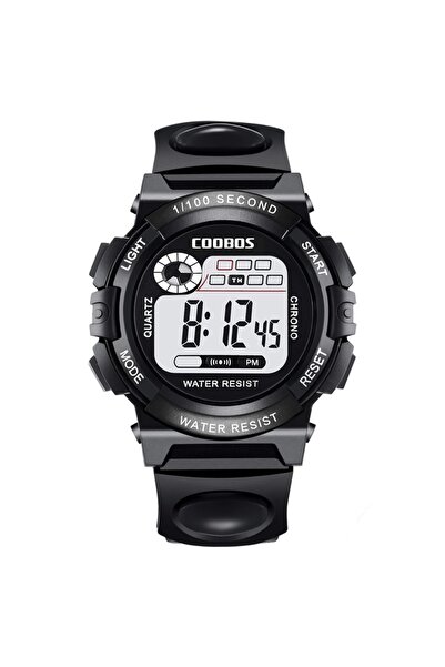 Choice11 Black 1 Electronic Watch For Boys Girls Children Luminous Dial Milit...