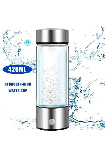 Choice4 Silver Hydrogen Water Bottle, Portable Hydrogen Water Ionizer Machine...