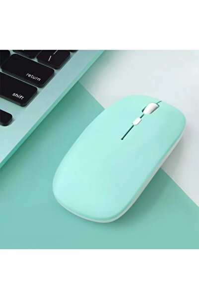Choice4 Light Green Bluetooth Mouse For Notebook PC Computer Battery Ultra-Th...