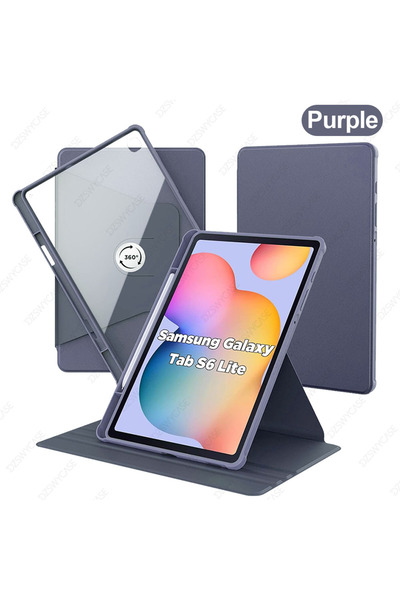Choice جراب بنفسجي لجهاز Tab S6 Lite مقاس 10.4 بوصة (موديلات 2024/2022/2020) ...
