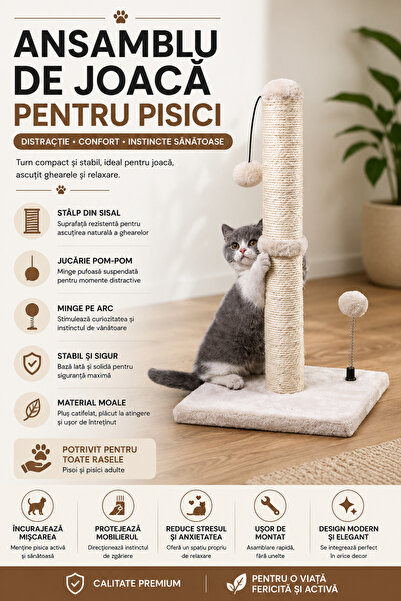 Fish & Paws Ansamblu de joaca pentru pisici, ®,