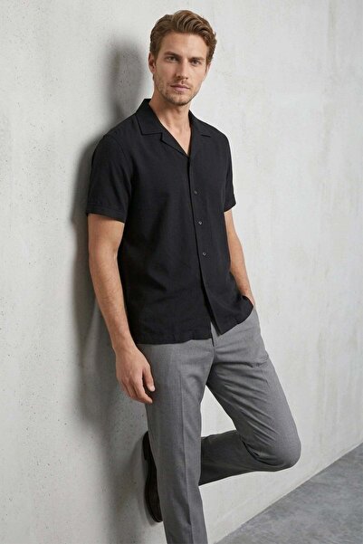 Fulla Moda Basic Kolu Katlı Regular Fit Gömlek