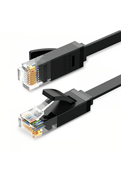 Ugreen Cablu Retea NW102 Flat, UTP, Cat6, 2m, Negru