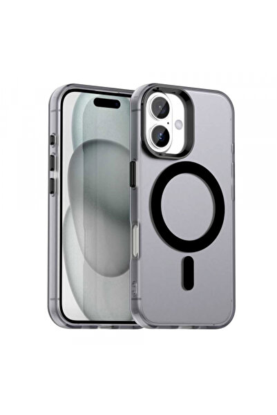 Apple Husa MagSafe pentru iPhone 16 Plus, Techsuit, CandyCase, Neagra