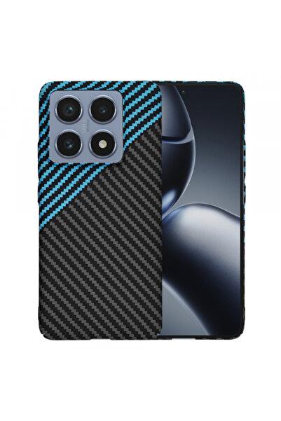 Xiaomi Husa pentru 14T Pro, Techsuit, Carbonite FiberShell, Neagra Bleu
