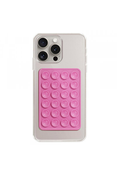 Techsuit Suport cu Ventuze SPP-PAD, Roz