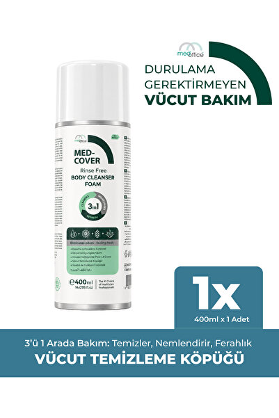MED-COVER Vücut Temizleme Köpüğü Aerosol 400 ml