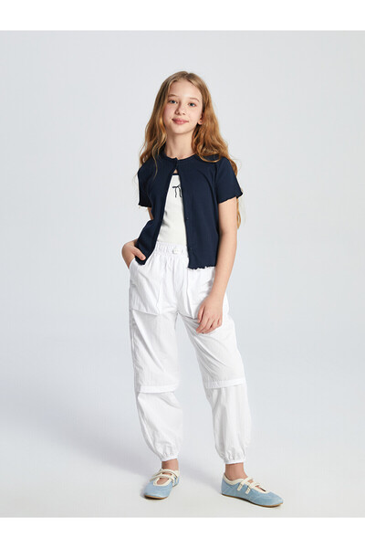 LC Waikiki Two Mt Shop Quality Girls' Parachute Pants with Elastic Waist