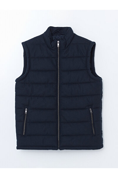 LC Waikiki Trendlucky Slim Fit Stand Collar Men's Puffer Vest with a Difference