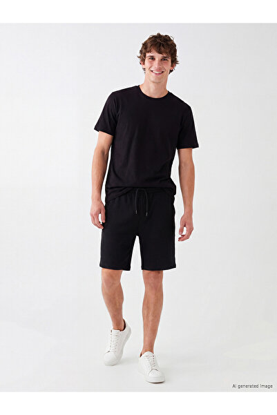 LC Waikiki Trendlucky Regular Fit Striped Men's Shorts with Difference in Color